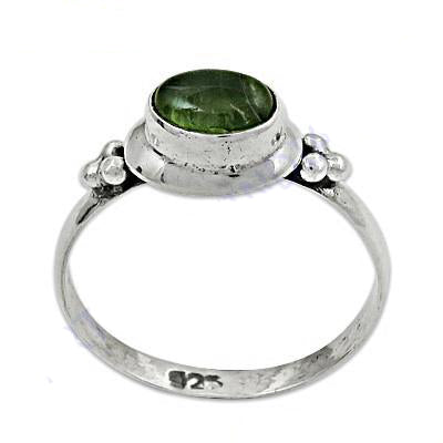 925 Silver Peridot Ring for Women | Gemstone Jewelry