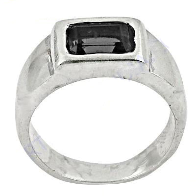 925 Silver Black Onyx Ring for Men | Signet Ring