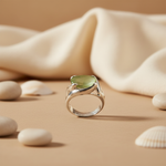 Load image into Gallery viewer, 925 Silver Green Gemstone Ring for Women | Statement Jewelry
