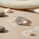 Load image into Gallery viewer, 925 Sterling Silver Crystal Ball Ring | For Women | Gift
