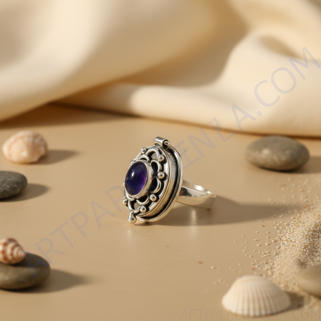 925 silver oval stone ring for women | statement jewelry