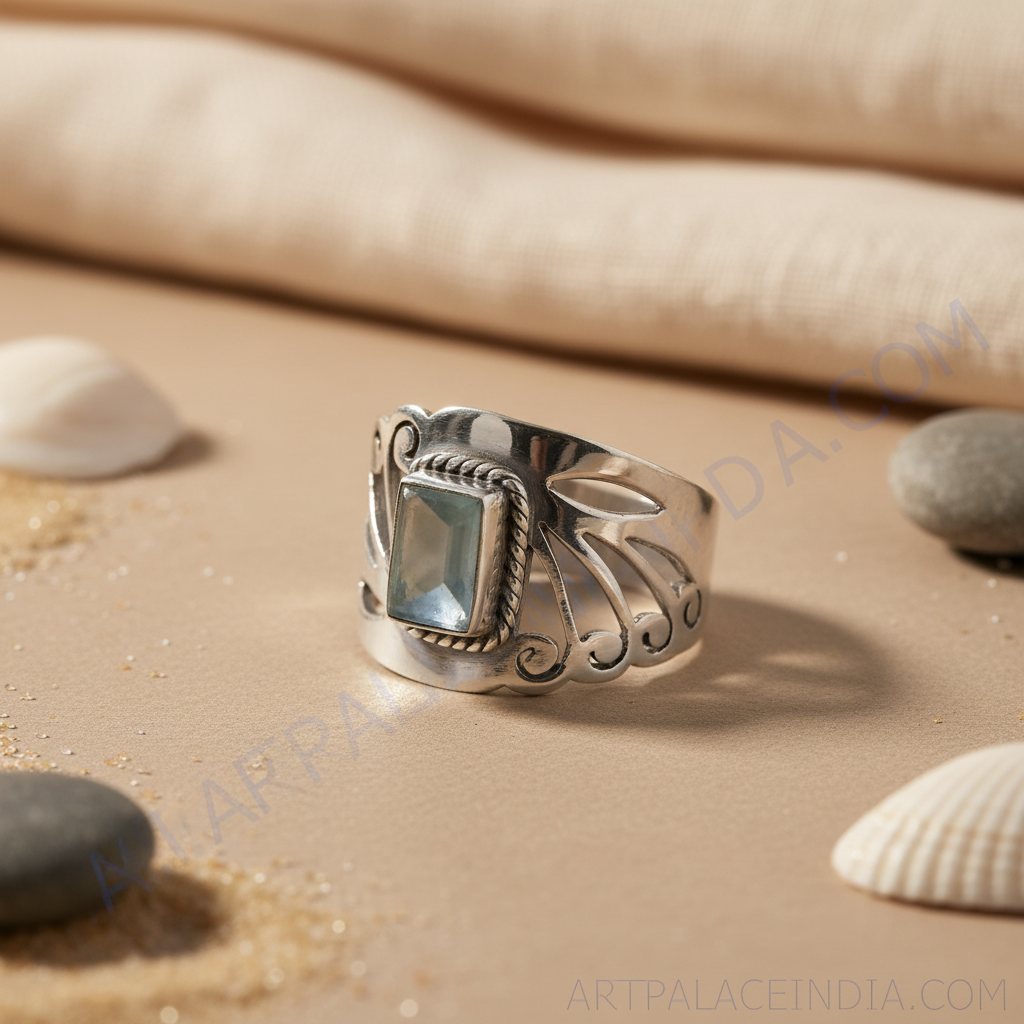 925 silver ring with gemstone for women | sterling silver ring