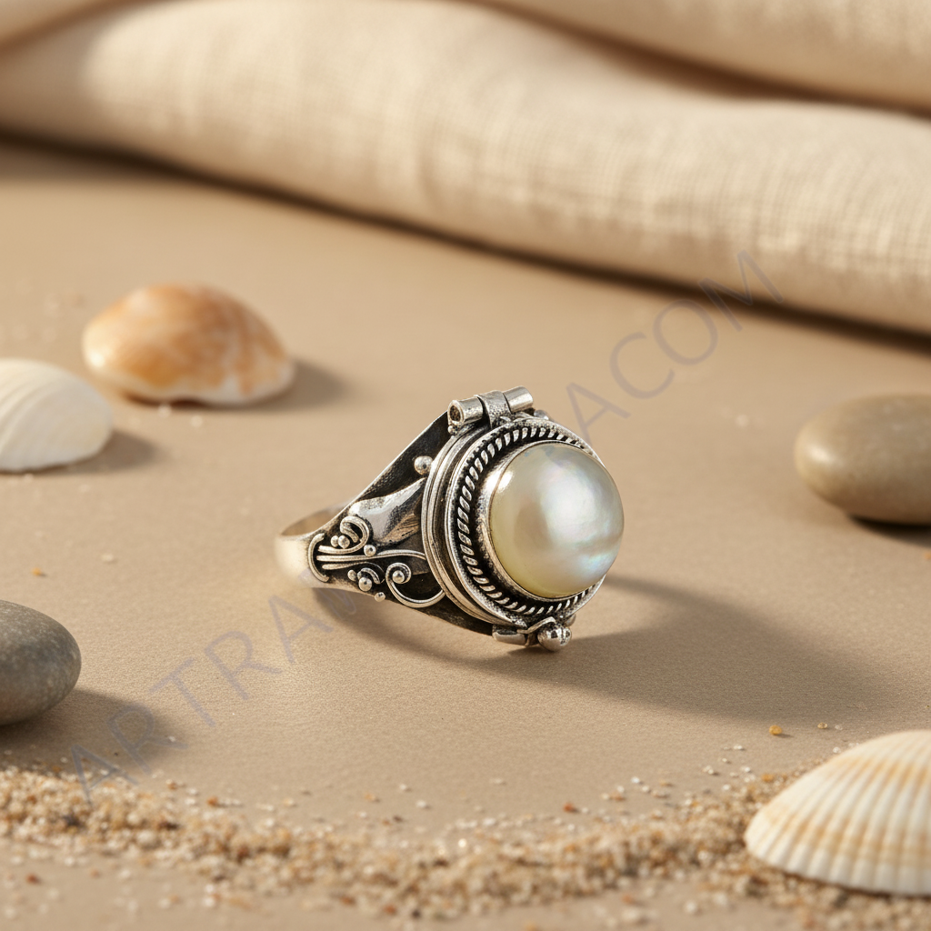 925 Silver Mother of Pearl Ring for Women | Gift Jewelry