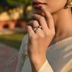 Load image into Gallery viewer, 925 Silver Citrine Square Ring for Women | Gift Jewelry
