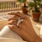 将图像加载到图库查看器中， 925 Silver Rose Quartz Ring for Women | Gemstone Jewelry
