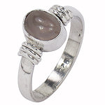 将图像加载到图库查看器中， 925 Silver Rose Quartz Ring for Women | Gemstone Jewelry
