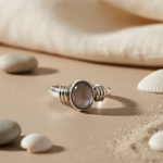 将图像加载到图库查看器中， 925 Silver Rose Quartz Ring for Women | Gemstone Jewelry
