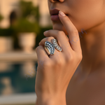Load image into Gallery viewer, 925 Silver Wrap Ring | Statement Ring for Women | Gift
