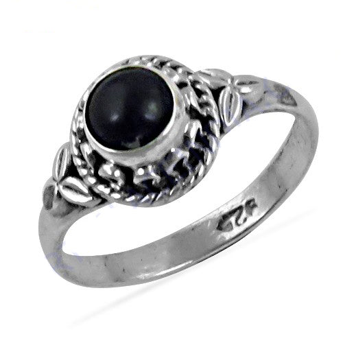 925 sterling silver black onyx ring for women | gift jewelry