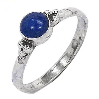 925 silver blue gemstone ring for women | daily wear