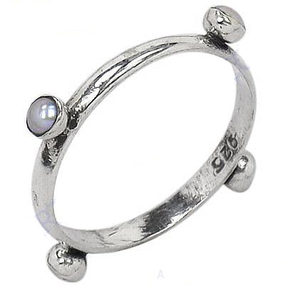925 sterling silver pearl ring for women | gift jewelry