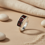 Load image into Gallery viewer, 925 Silver Garnet Ring for Women | Gemstone Jewelry Gift
