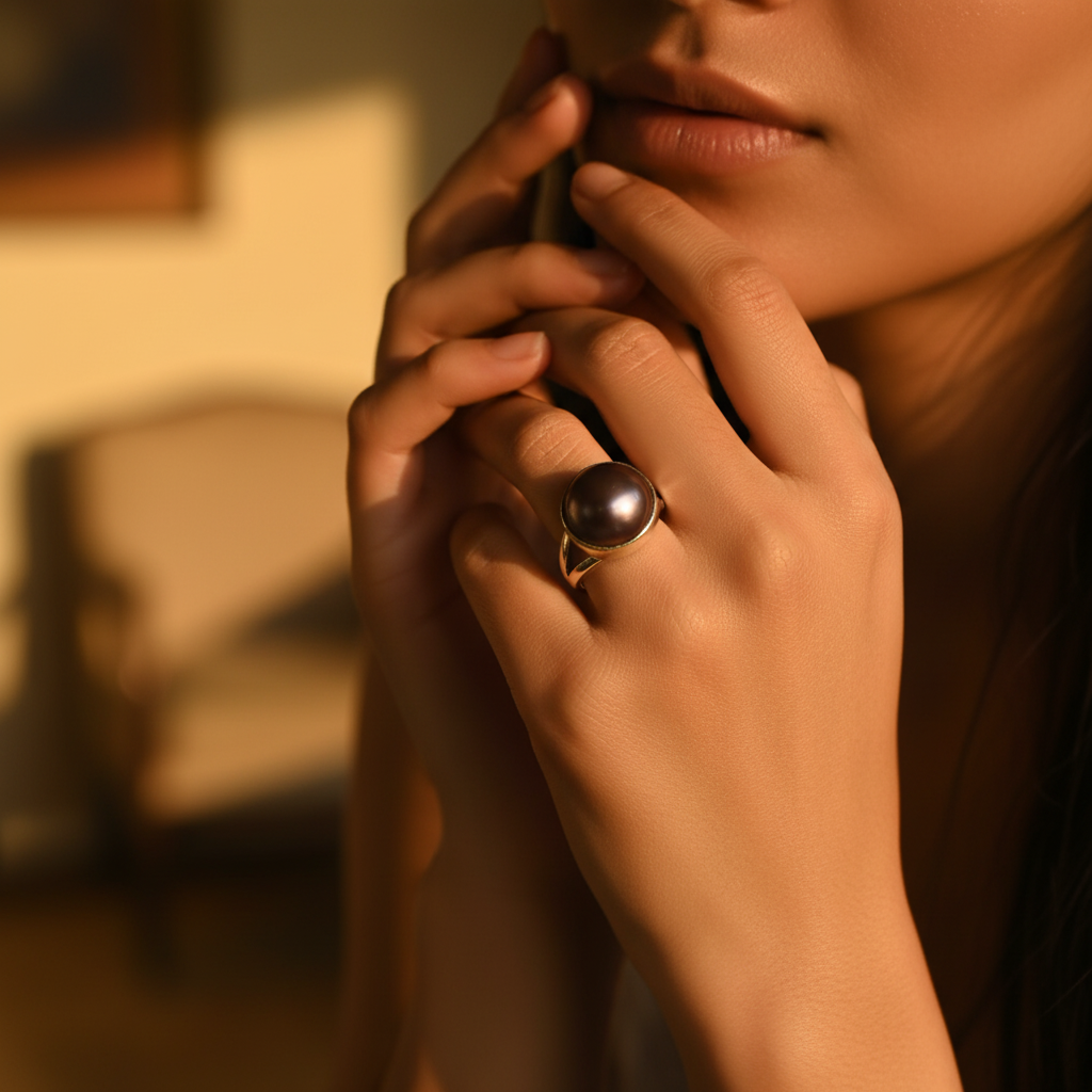 925 Silver Pearl Ring for Women | Gift Jewelry