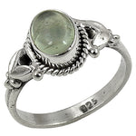 将图像加载到图库查看器中， 925 Silver Prehnite Gemstone Ring for Women | Gift Jewelry
