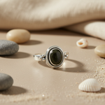 Load image into Gallery viewer, 925 Silver Green Gemstone Ring for Women | Gift Jewelry
