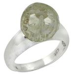 Load image into Gallery viewer, 925 Silver Green Quartz Ring for Women | Gemstone Jewelry
