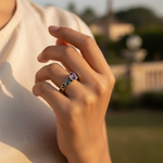 将图像加载到图库查看器中， 925 Silver Amethyst Ring for Women | Gemstone Ring
