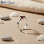 Load image into Gallery viewer, 925 Silver Garnet Ring for Women | Gemstone Jewelry

