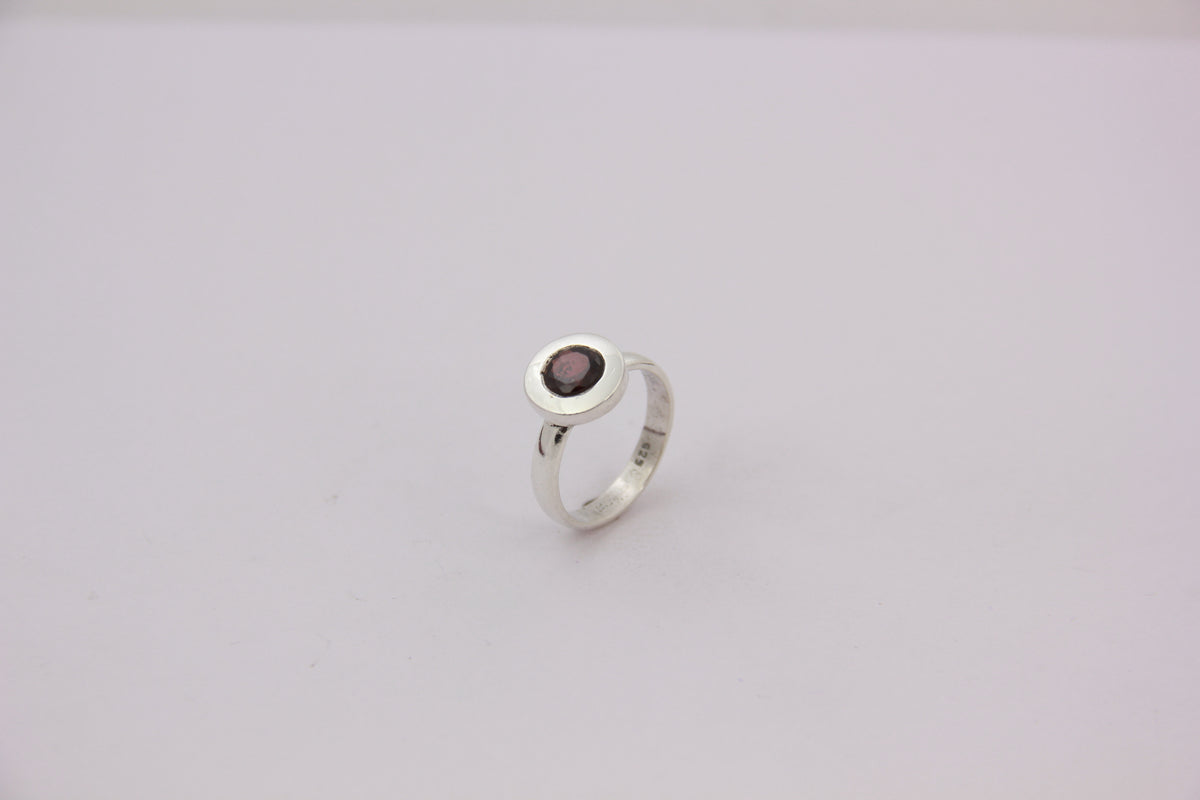925 silver garnet ring for women | gemstone jewelry