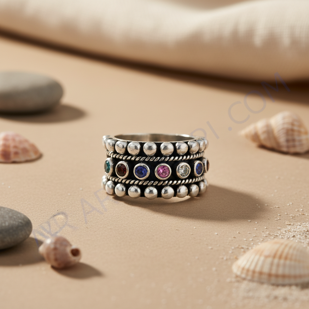 925 Sterling Silver Gemstone Ring for Women | Gift Jewelry