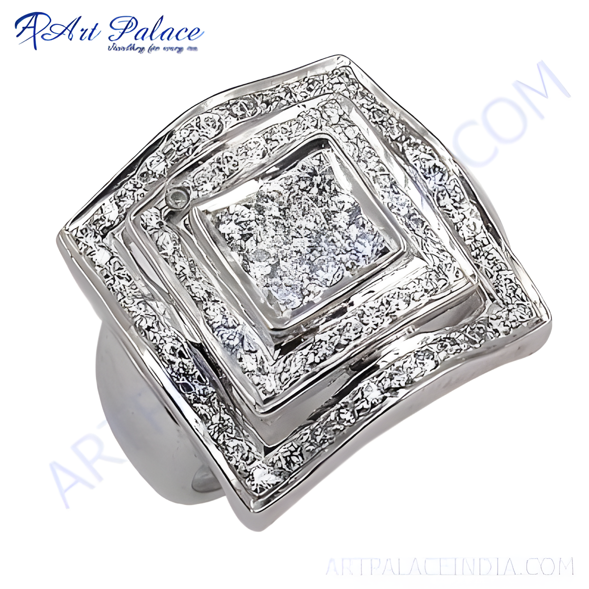 Dazzling Cubic Zirconia Gemstone Silver Ring Attractive Cz Rings New Arrival Cz Rings