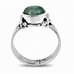 Load image into Gallery viewer, 925 Silver Green Gemstone Ring for Women | Gift Jewelry
