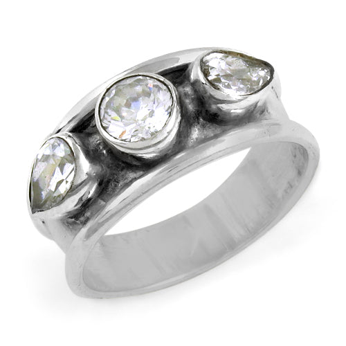 925 silver cubic zirconia ring for women | gift jewelry