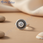 Load image into Gallery viewer, 925 Silver Round Cubic Zirconia Ring for Women | Gift Jewelry
