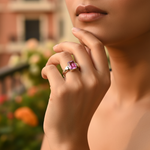 Load image into Gallery viewer, 925 Silver Pink Topaz Ring for Women | Gemstone Jewelry
