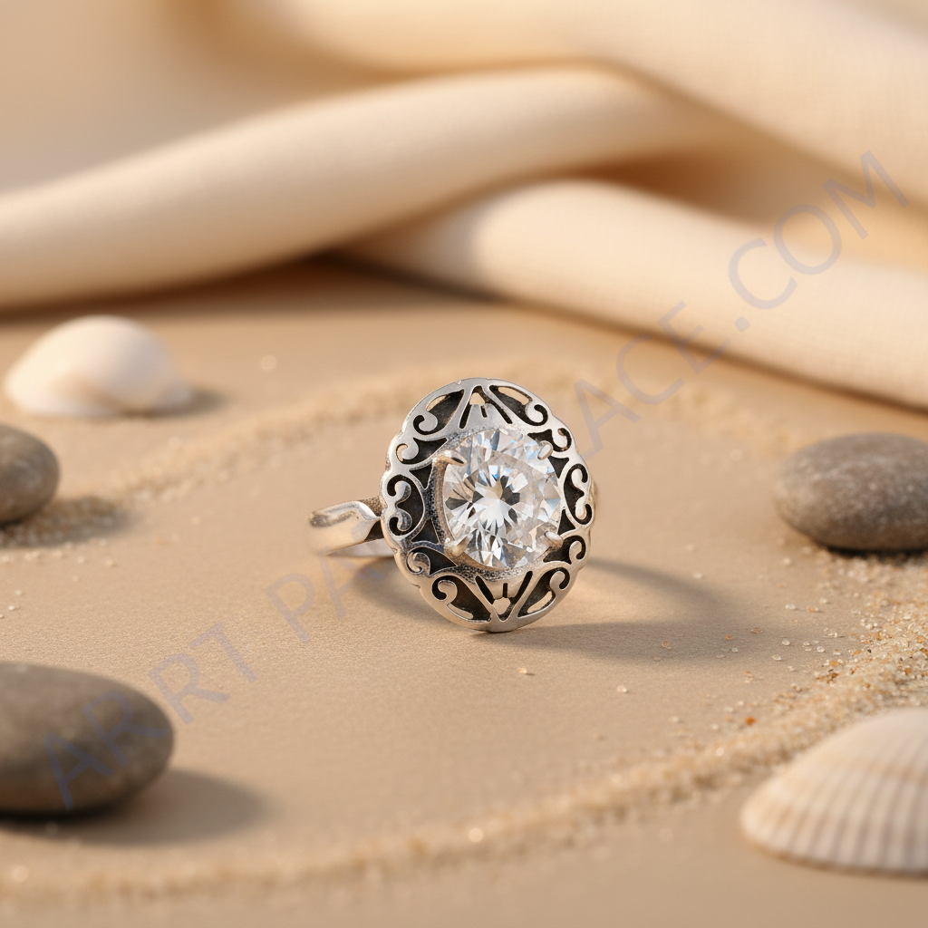 925 silver cubic zirconia ring for women | gift jewelry