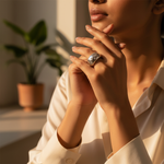 Load image into Gallery viewer, Silver Ring with Cubic Zirconia Stones for Women | Gift
