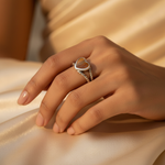 Load image into Gallery viewer, 925 Sterling Silver Tiger Eye Heart Ring for Women
