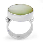 Load image into Gallery viewer, 925 Silver Green Gemstone Ring for Women | Statement Jewelry
