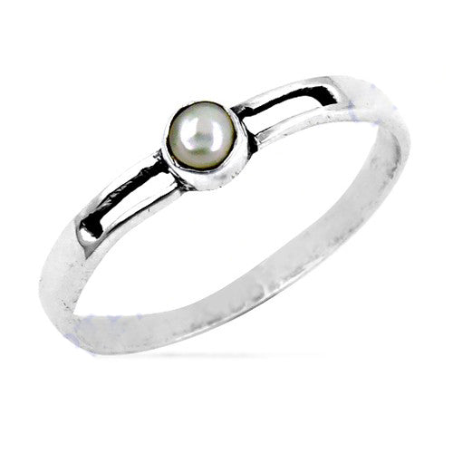 925 silver pearl ring for women | minimalist jewelry