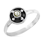 将图像加载到图库查看器中， 925 Silver Pearl Ring for Women | Minimalist Jewelry

