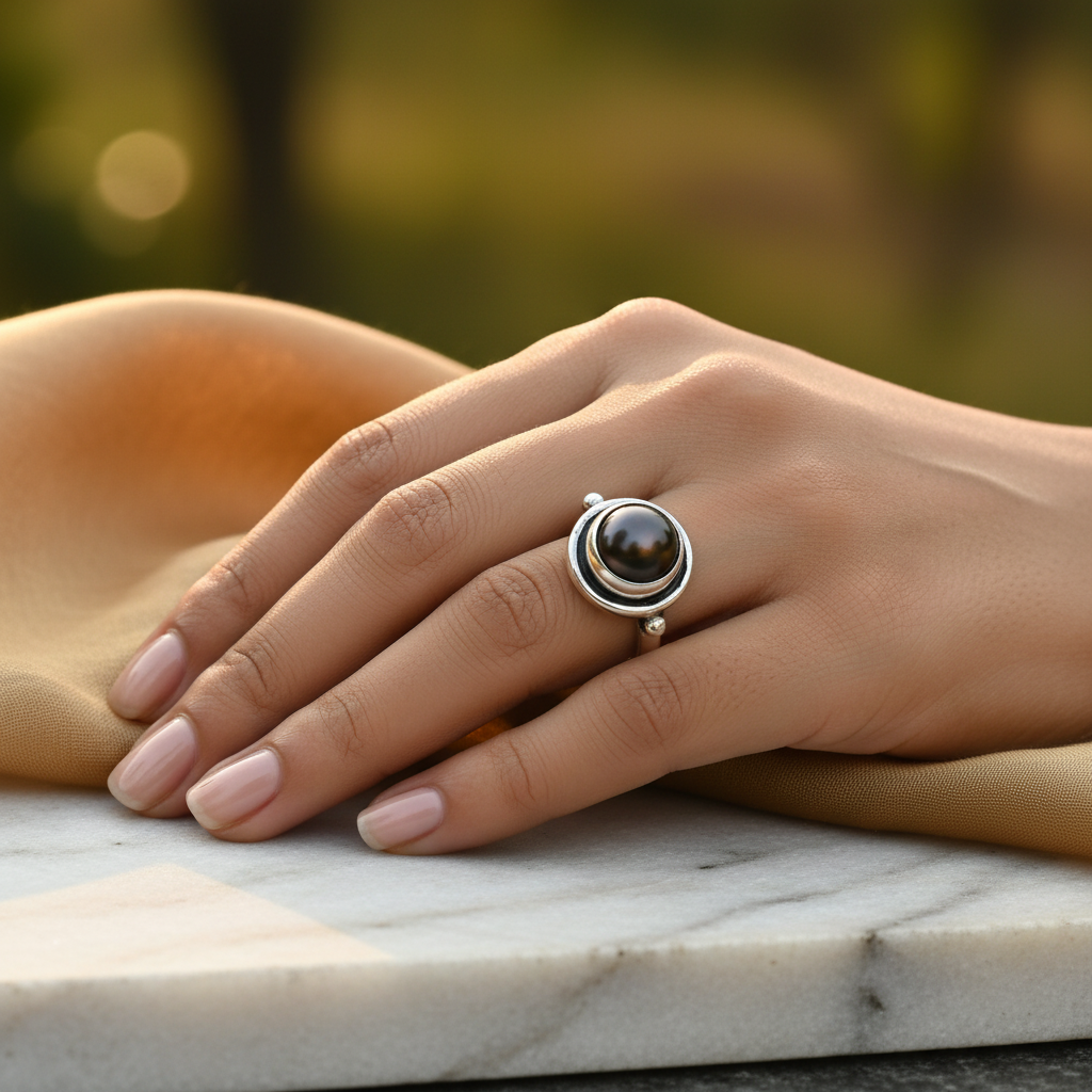 925 Silver Garnet Ring for Women | Gemstone Jewelry Gift