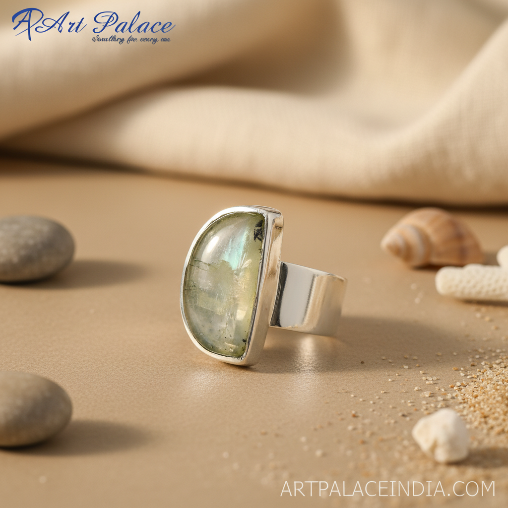 925 Sterling Silver Rainbow Moonstone Ring for Women | Gift