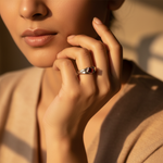 将图像加载到图库查看器中， 925 Silver Garnet Gemstone Ring for Women | Daily Wear
