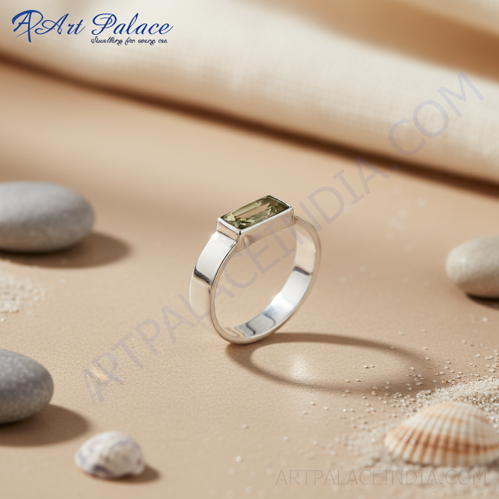 925 Silver Citrine Ring for Women | Gemstone Jewelry Gift