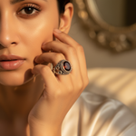 Load image into Gallery viewer, 925 Silver Garnet Ring for Women | Gemstone Jewelry
