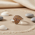 将图像加载到图库查看器中， 925 Silver Garnet Gemstone Ring for Women | Cocktail Ring
