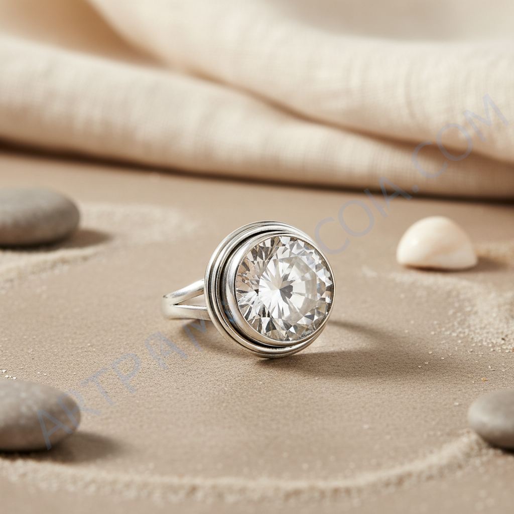 925 Sterling Silver Cubic Zirconia Ring for Women | Gift