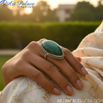 Load image into Gallery viewer, 925 Sterling Silver Ring with Pink Gemstone | Women&#39;s Ring
