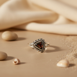 Load image into Gallery viewer, 925 Silver Triangle Gemstone Ring for Women | Gift Jewelry

