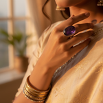 将图像加载到图库查看器中， 925 Silver Amethyst Ring for Women | Gemstone Jewelry
