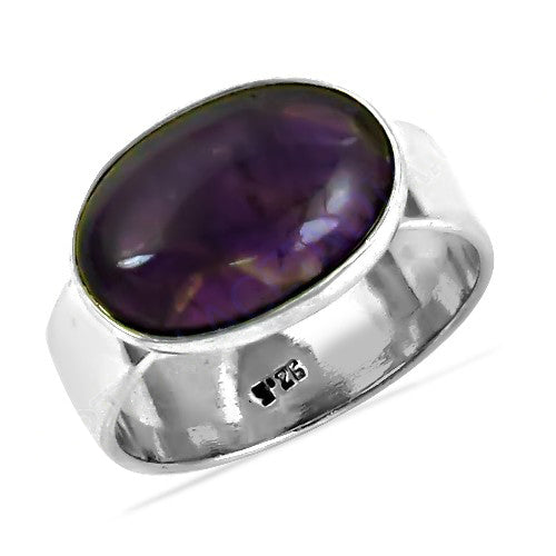 925 silver amethyst ring for women | gemstone jewelry