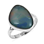 Load image into Gallery viewer, 925 Silver Opal Ring | Women's Gemstone Ring | Gift
