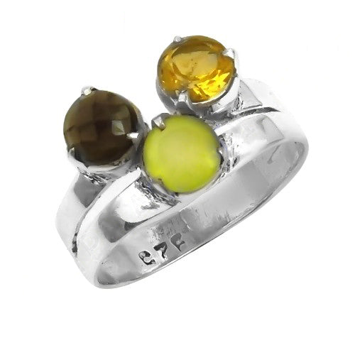 925 silver gemstone ring for women | cocktail ring