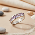 将图像加载到图库查看器中， 925 Silver Amethyst Ring for Women | Gemstone Jewelry
