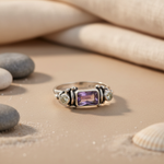 将图像加载到图库查看器中， 925 Silver Amethyst Ring for Women | Gemstone Jewelry

